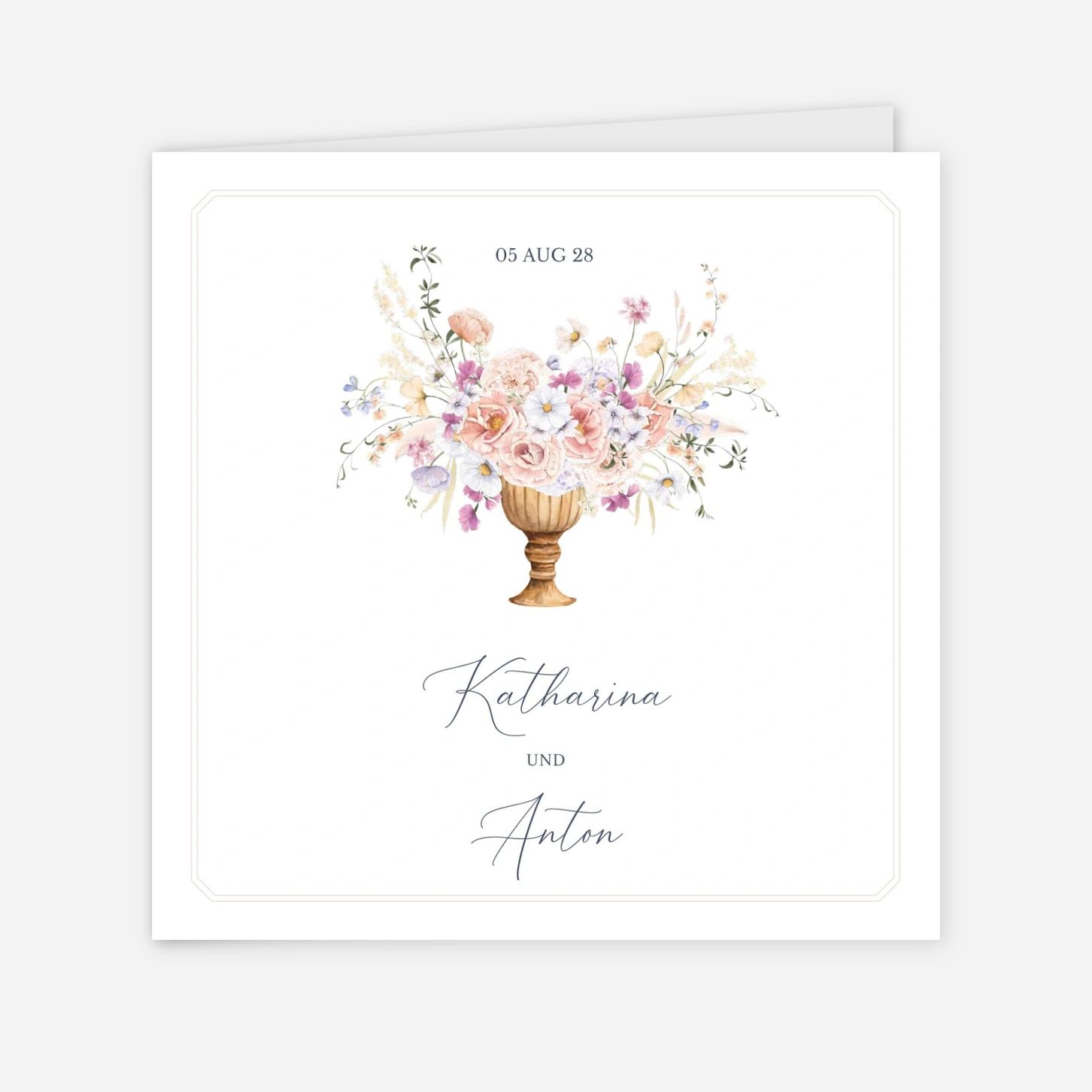Hochzeitseinladung Blütenreigen