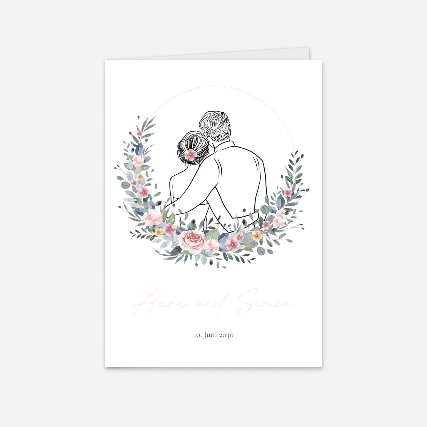 Hochzeitseinladung Herzensnähe