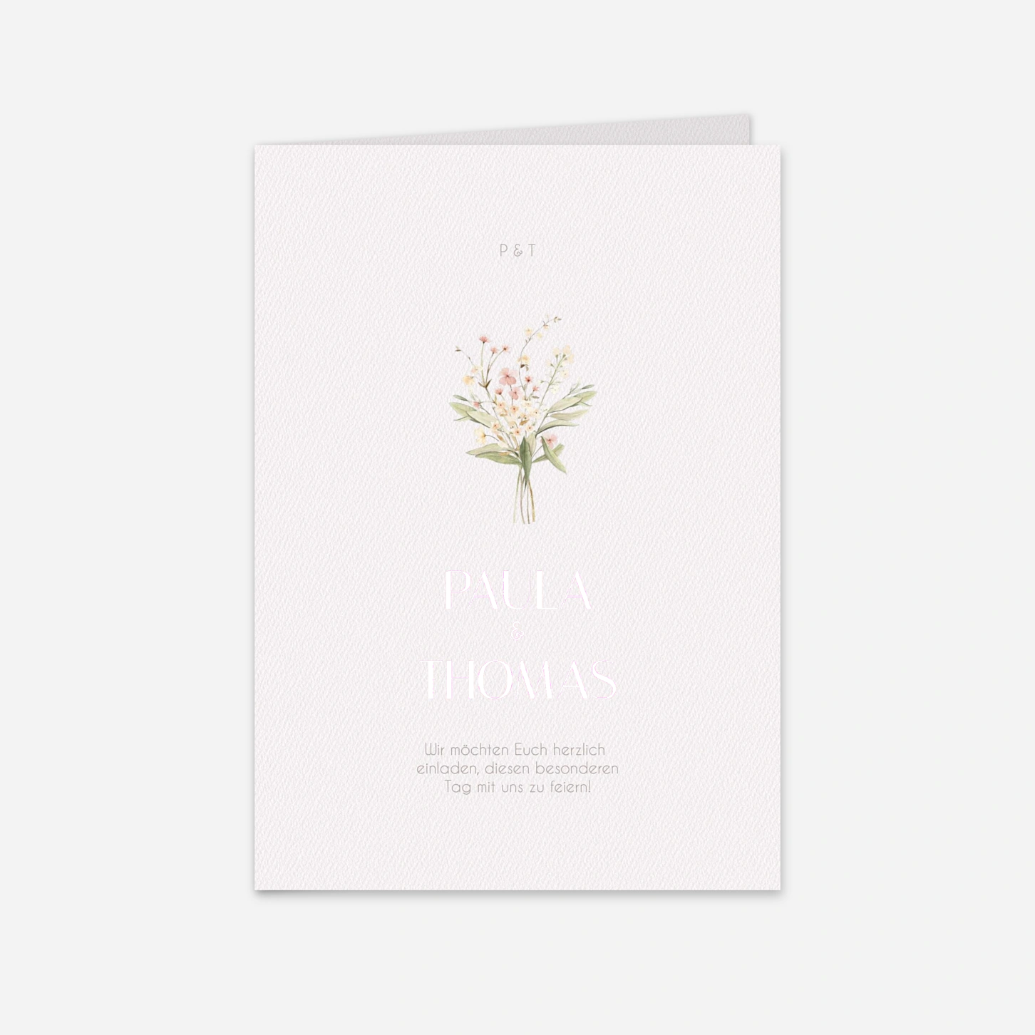 Hochzeitseinladung Unser Schwur