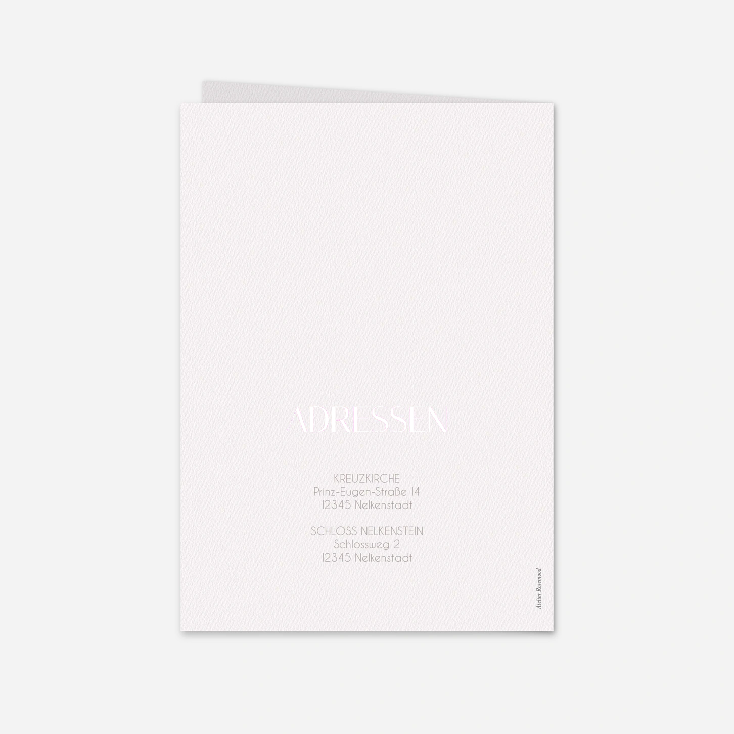 Hochzeitseinladung Unser Schwur