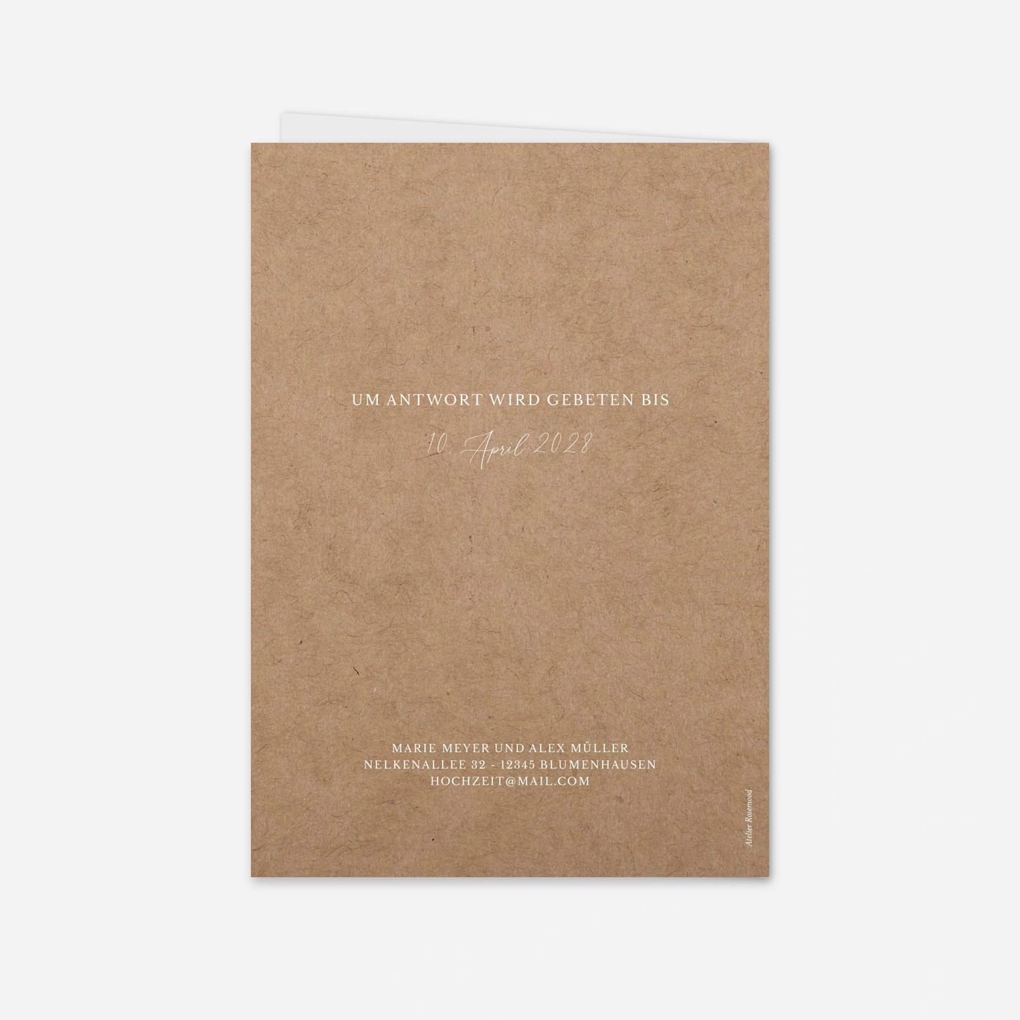 Hochzeitseinladung Familienbund