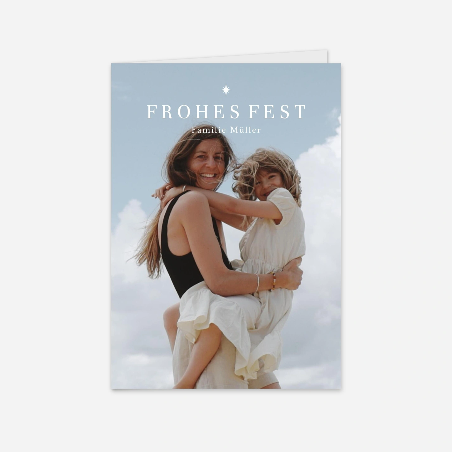 Weihnachtskarte Zeit der Freude