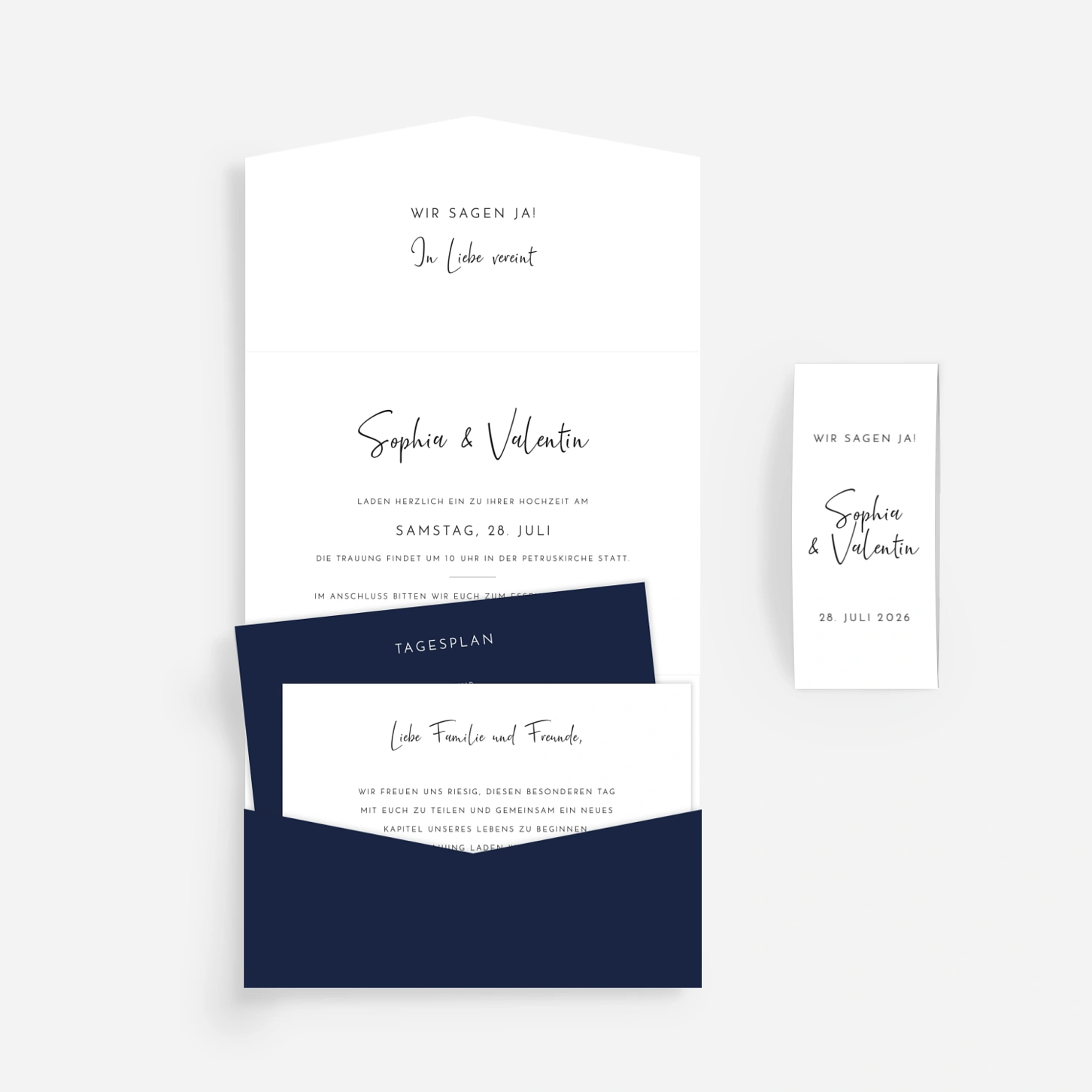 Hochzeitseinladung Zeitgeist