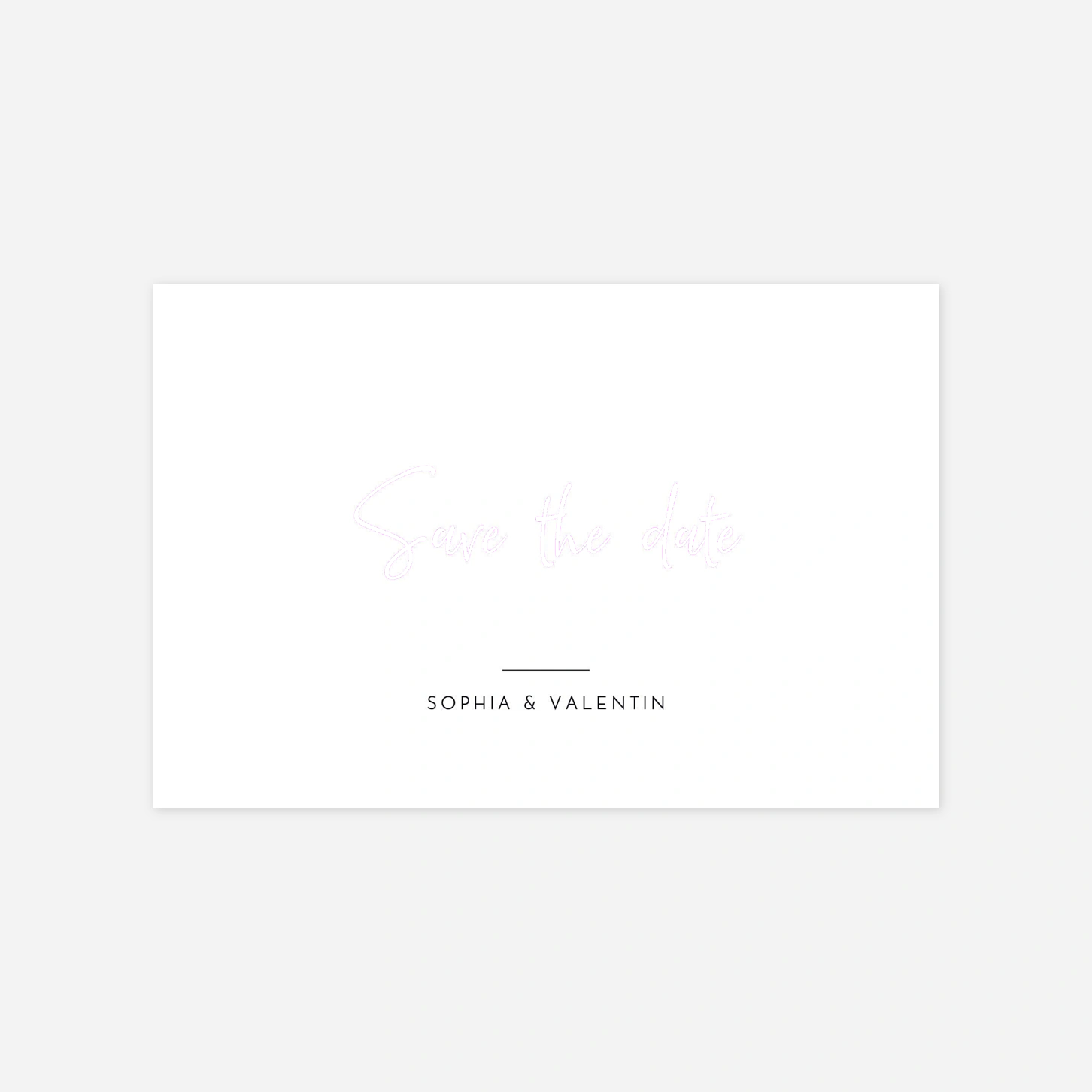 Save-the-Date Karte Zeitgeist