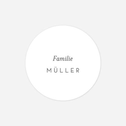 Geschenkaufkleber Weihnachten Zeitlos