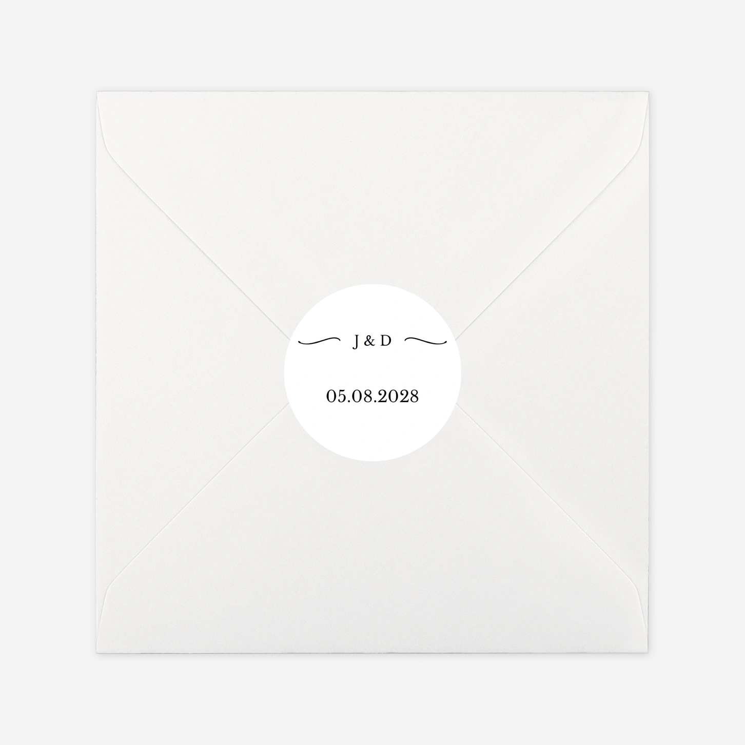 Geschenkaufkleber Hochzeit Zeitlose Verbundenheit