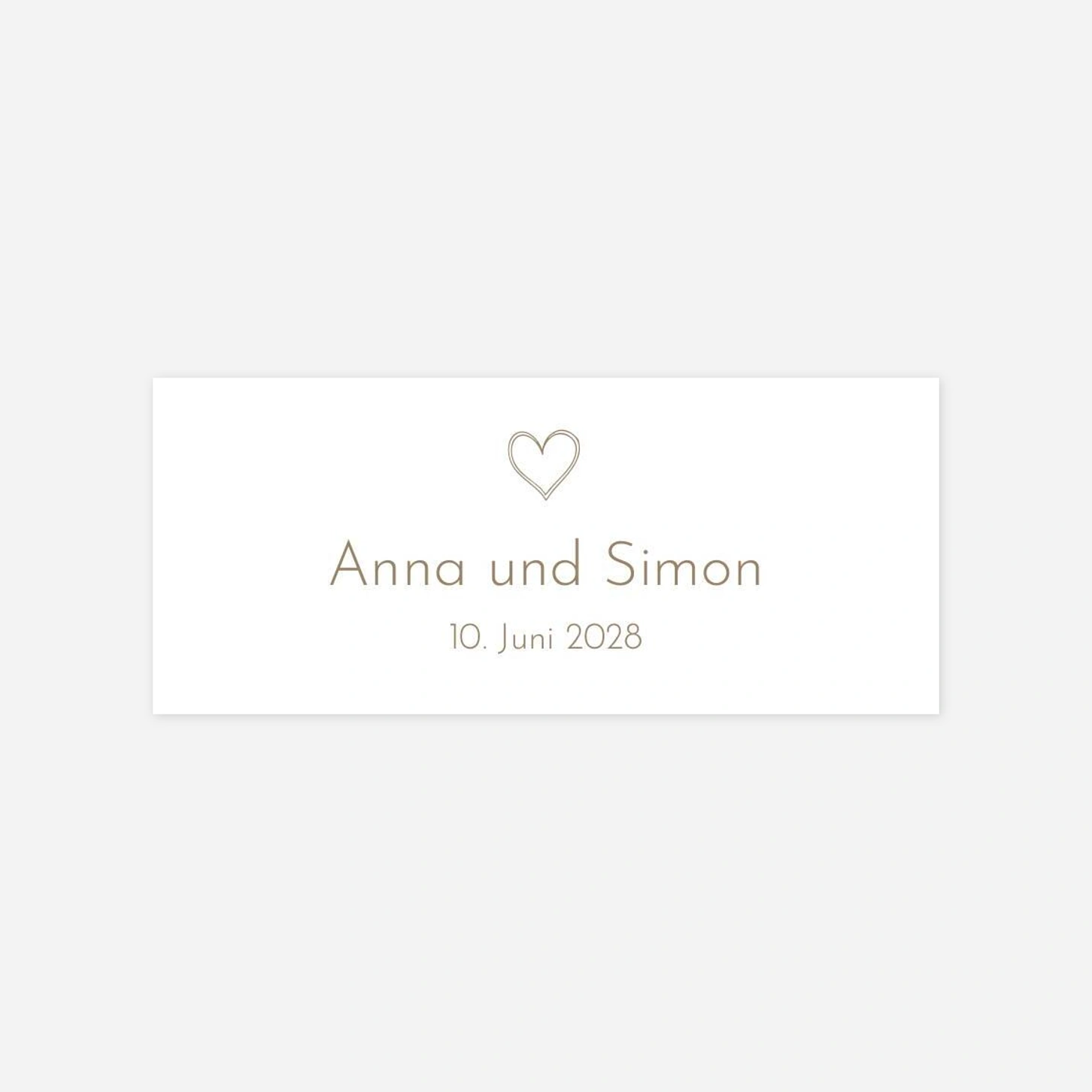 Geschenkaufkleber Hochzeit Zarte Symbole