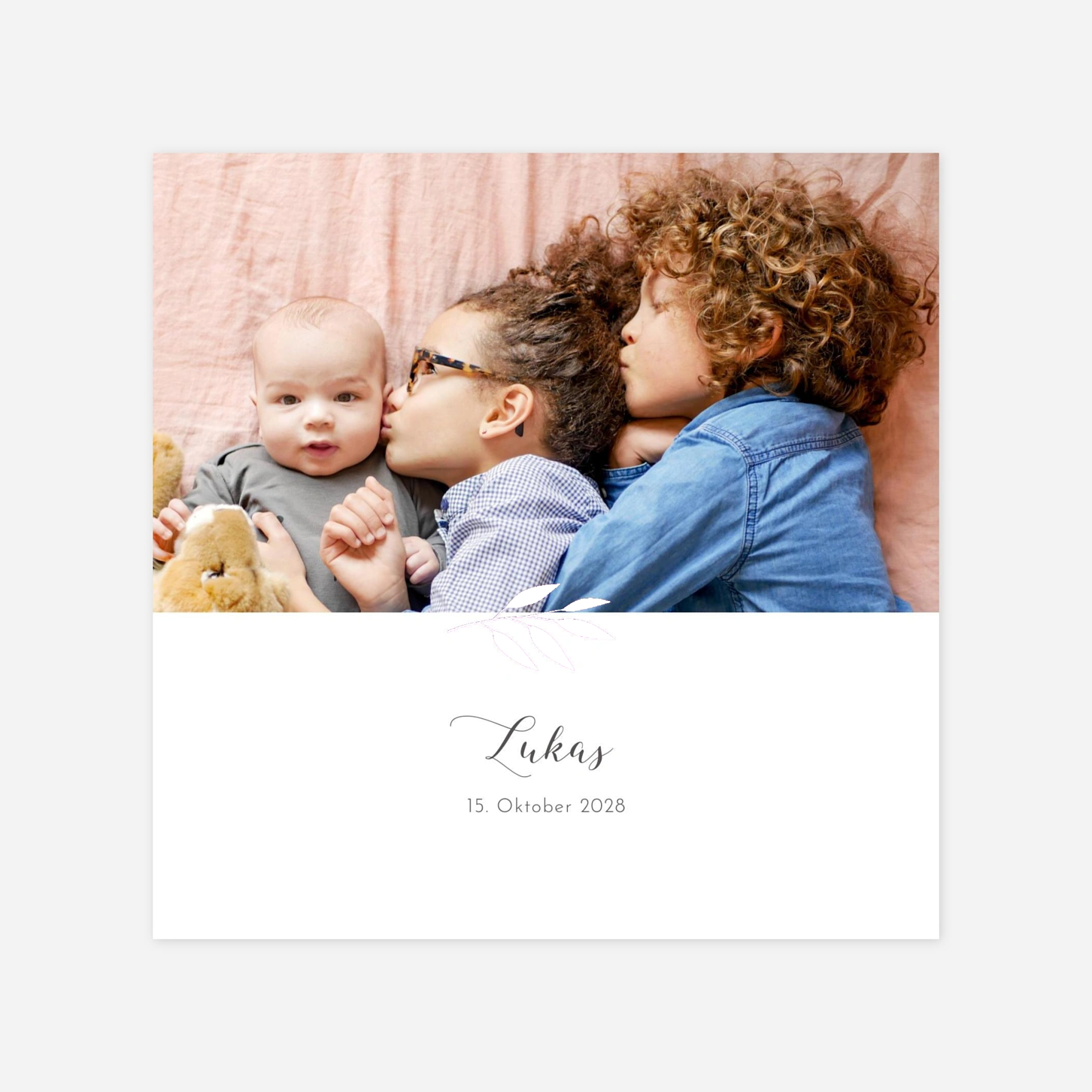 Geburtskarte Zweiglein