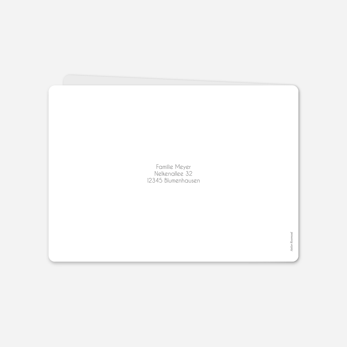 Geburtskarte Waldgefährten