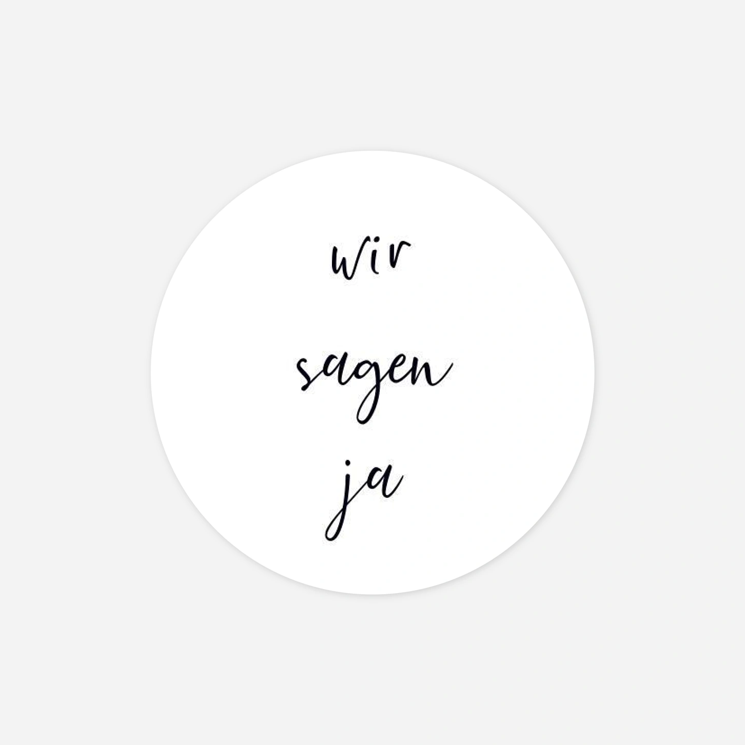 Geschenkaufkleber Hochzeit Zeitlose Zweisamkeit